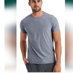 Rhone Essentials Training Tee Men's Gray Lightweight  Performance Shirt‎ XXL